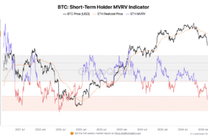 Bitcoin Short-Term Holders Deep In Loss: MVRV Signals Capitulation Phase