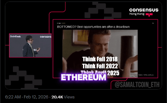 Ethereum Has Survived 8 Major 50% Falls, Lee Reminds Investors