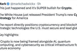 US National Cyber Strategy Pledges Support For Crypto And Blockchain