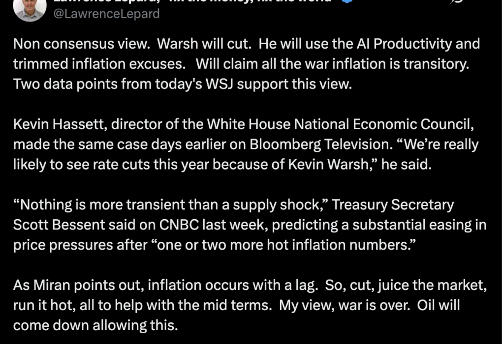 New Fed Chair Kevin Warsh Will Cut Interest Rates: Analyst