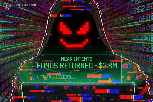 NEAR Intents recovers entire stolen .8M after ultimatum to exploiter